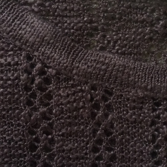 Breezy, dark purple sweater. - Picture 3 of 3